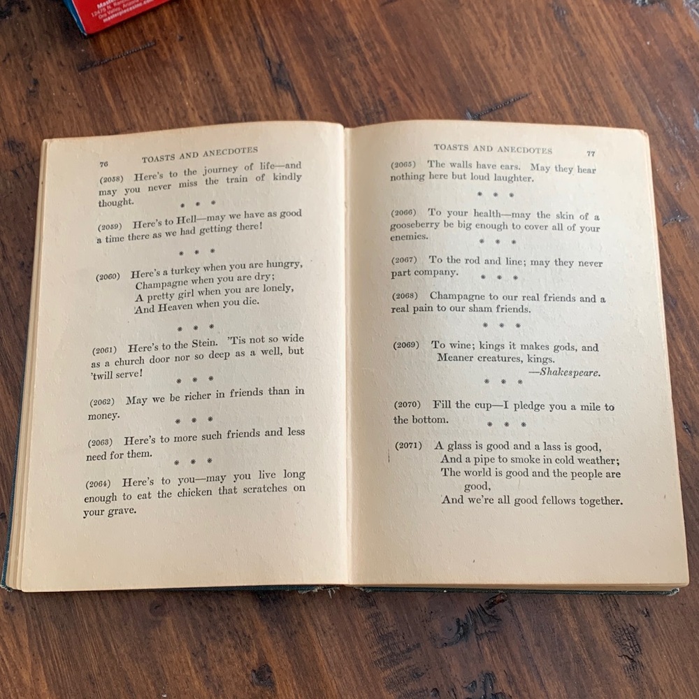 Toasts and Anecdotes For All Occasions – Antique Hardcover by Edward J Clode - Picture 4 of 8
